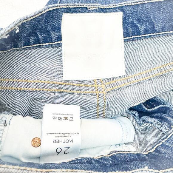 Mother Superior The Dutchie Ankle Cuff Beer Me Zip Fly Denim Jeans Size 26 - Picture 7 of 11